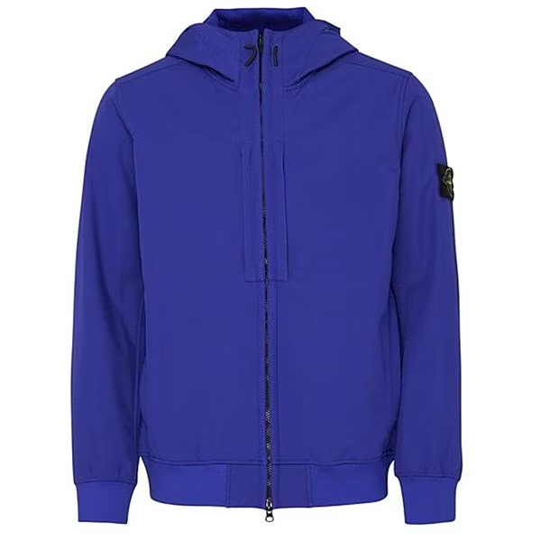 Stone island soft shell light blue online