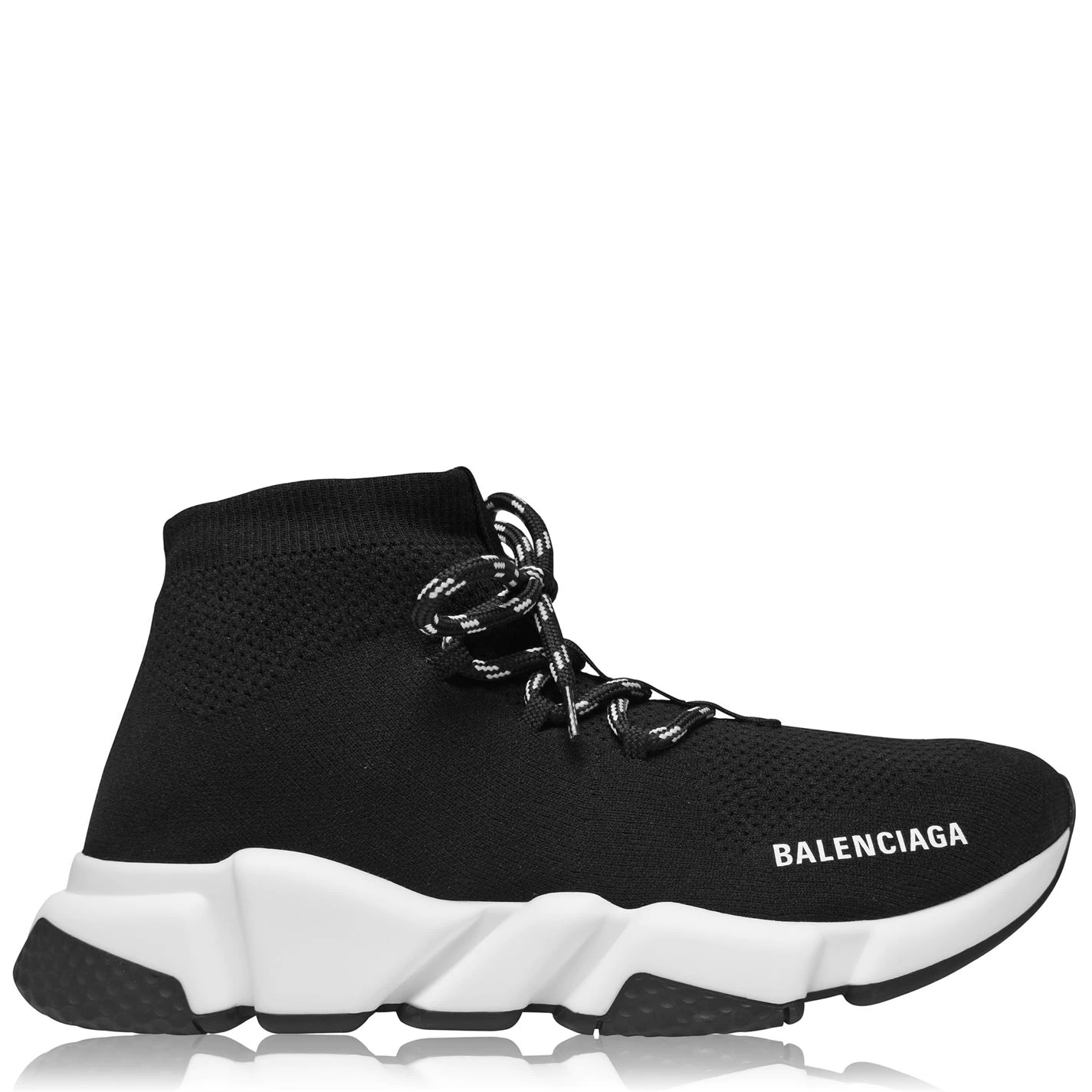 Balenciaga Speed Lace Black White