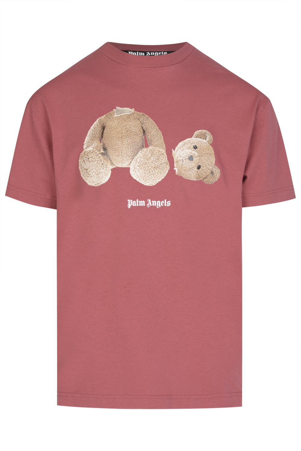 All-Over Teddy Bear Printed Crew-neck T-Shirt