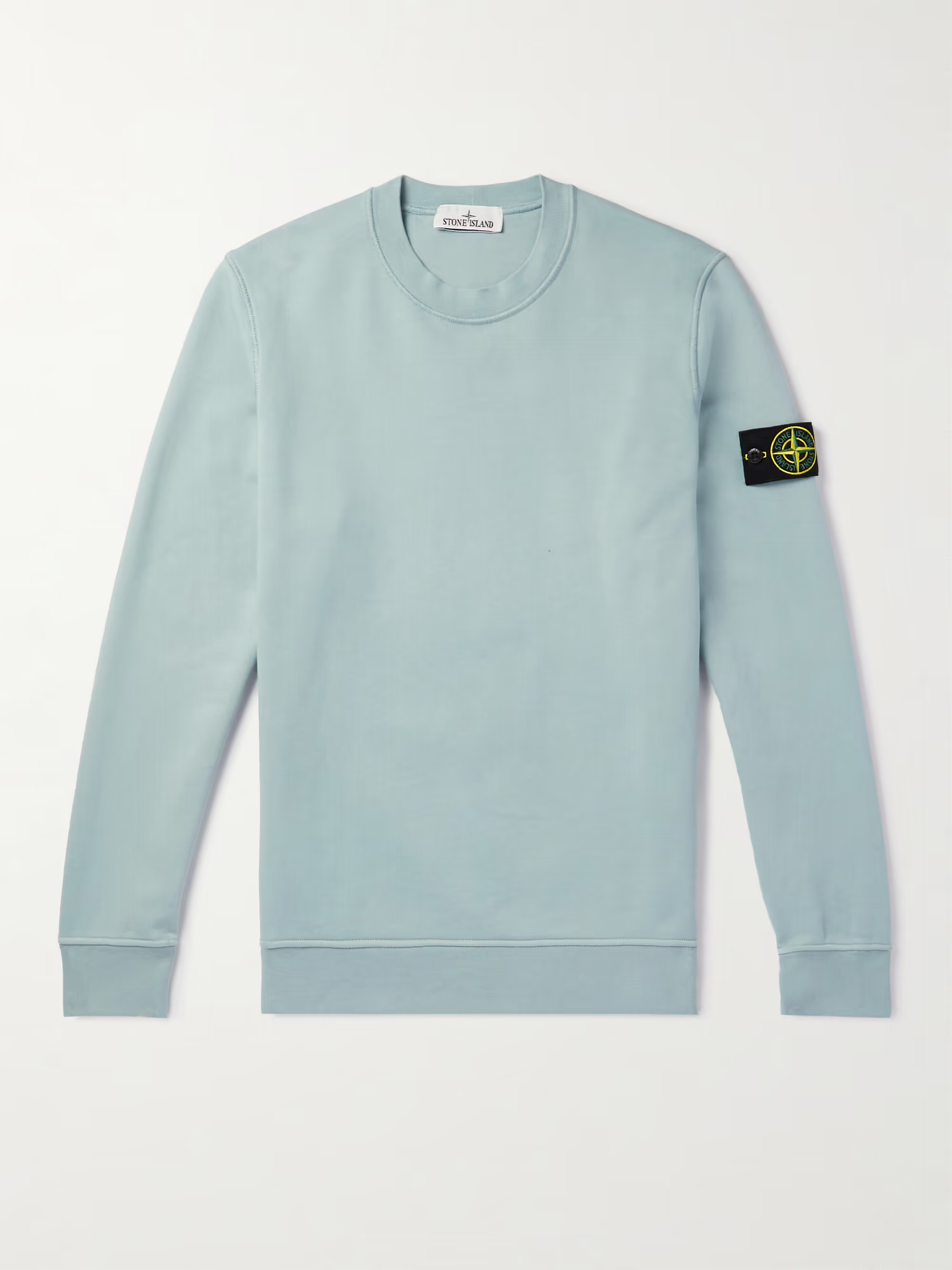 Sky blue stone island jumper online