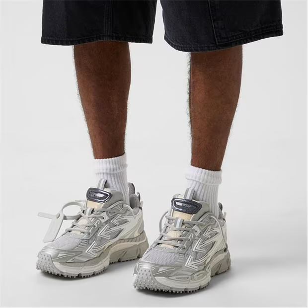 Off White Be Right Back Trainers Grey/Silver