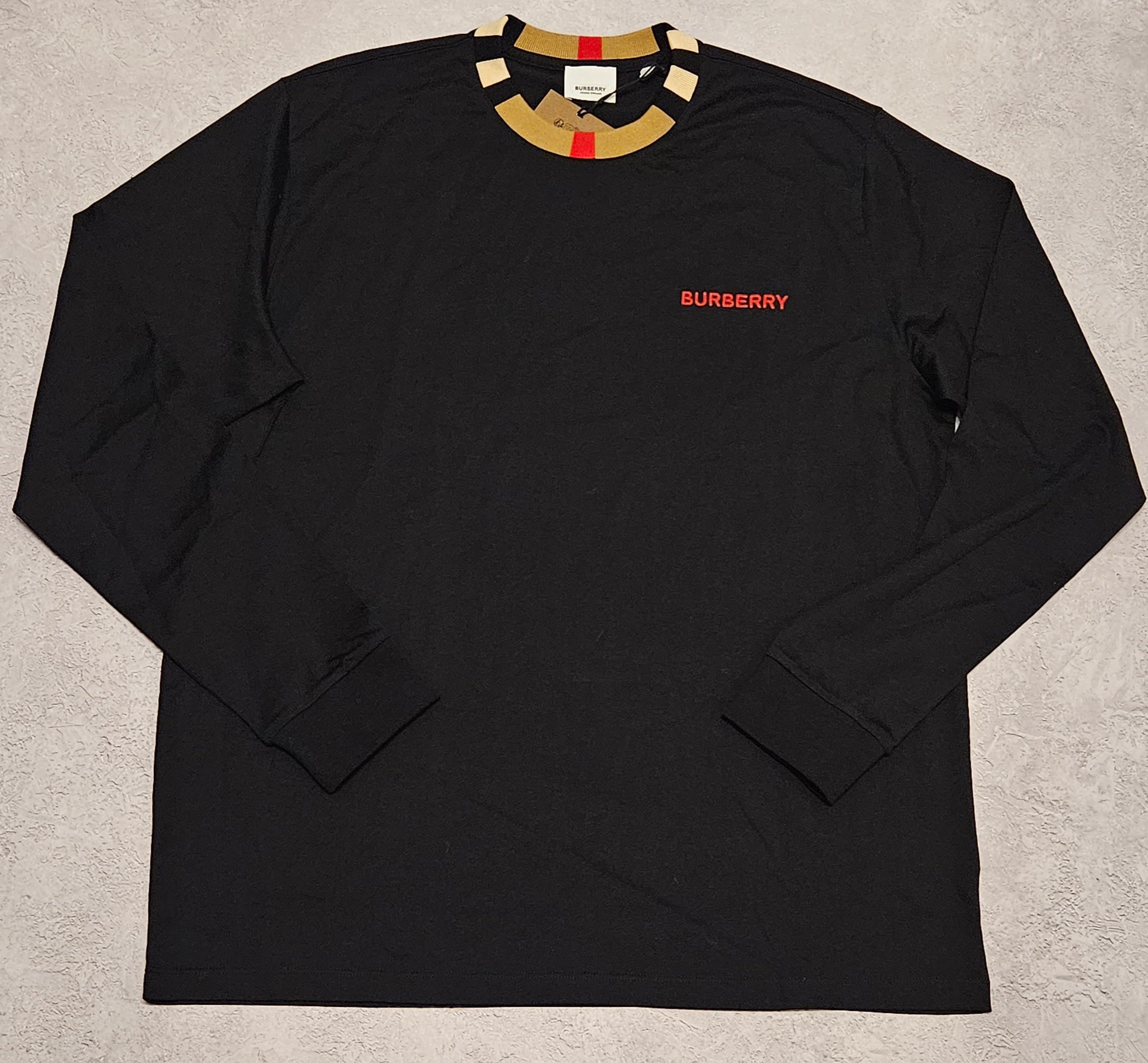 Burberry long sleeve black online