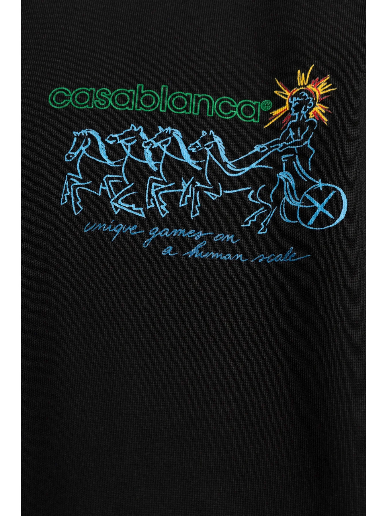 Casablanca Pentathlon T Shirt Black