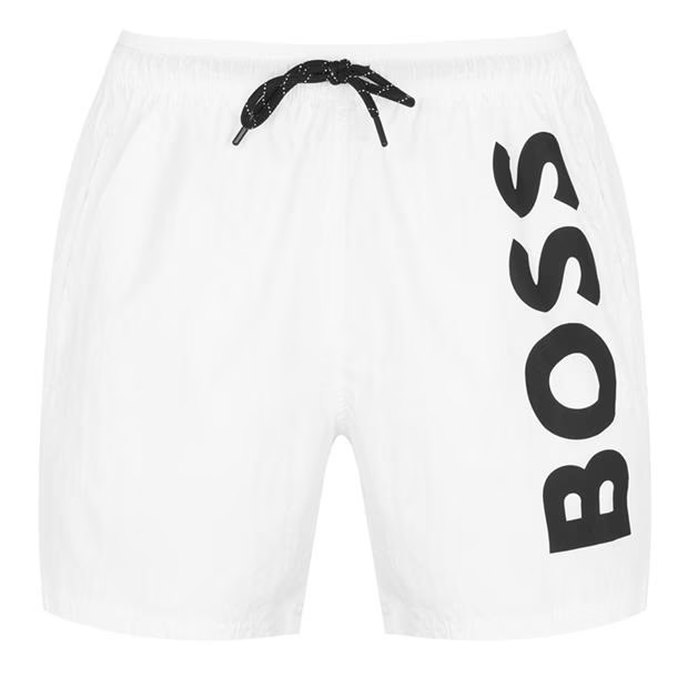 Hugo Boss Breast Logo Shorts Set White