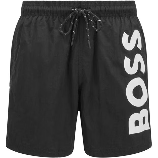 Hugo Boss Breast Logo Shorts Set Black