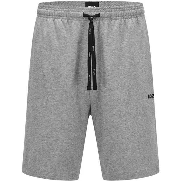 Hugo Boss Logo Sweat Shorts Set White/Grey