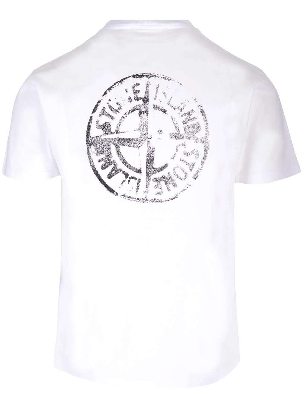 Stone Island Graphic Logo T Shirt White