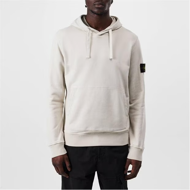 STONE ISLAND Logo Hoodie Sabbia