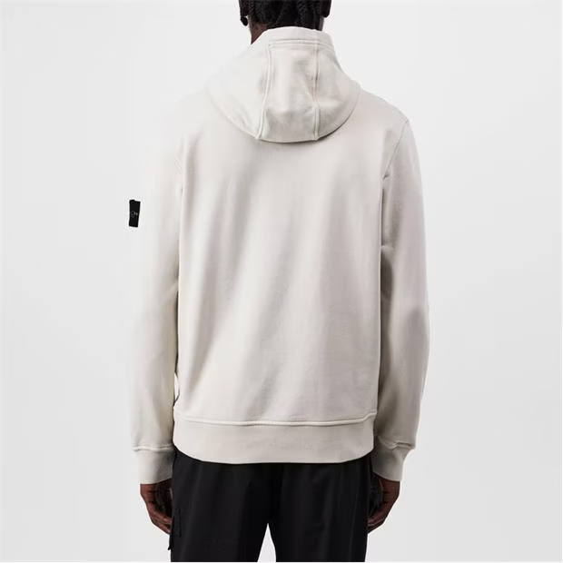 STONE ISLAND Logo Hoodie Sabbia