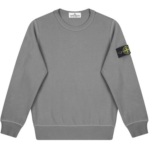 Kids Stone Island Jumper Flint Grey