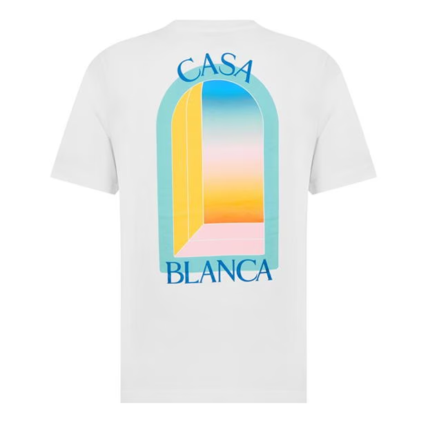 Casablanca New Mirror T Shirt White