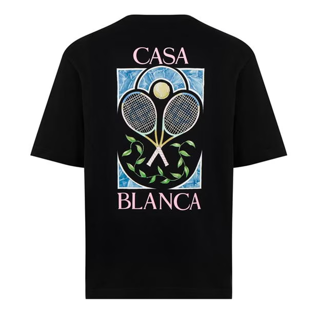 Casablanca Racket T Shirt Black