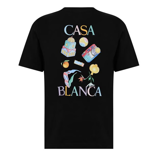 Casablanca Objects T Shirt Black