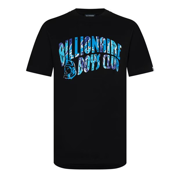 Billionaire Boys Club Arch Logo T Shirt Black/Blue