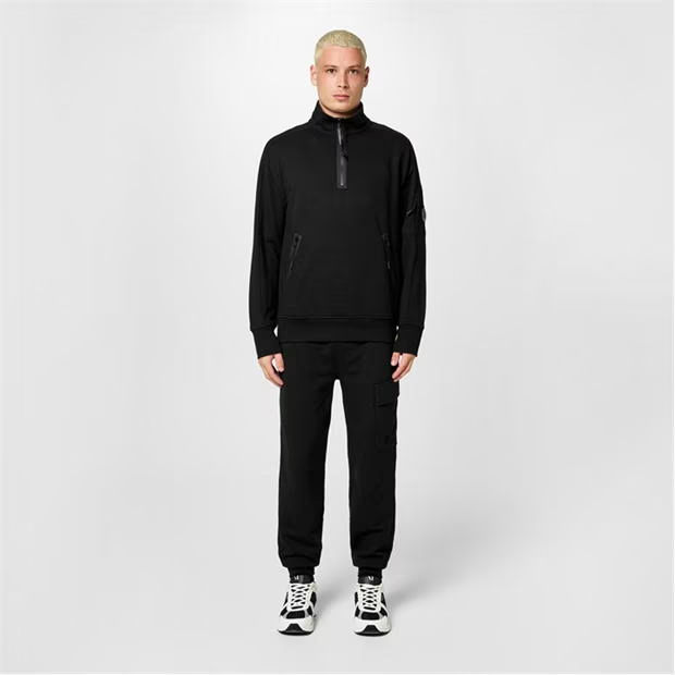 CP Company Half Zip Full Tracksuit Black