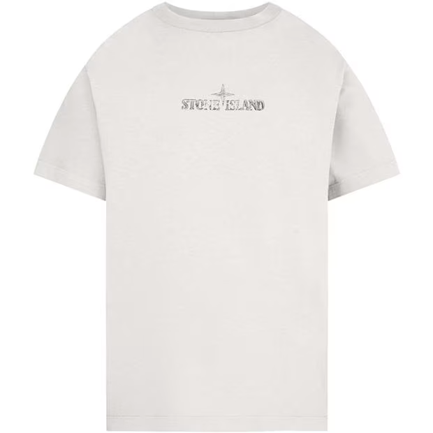 Stone Island SI Logo T Shirt White