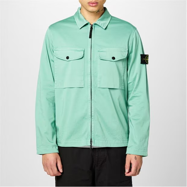 Stone Island Stretch Overshirt Chiaro