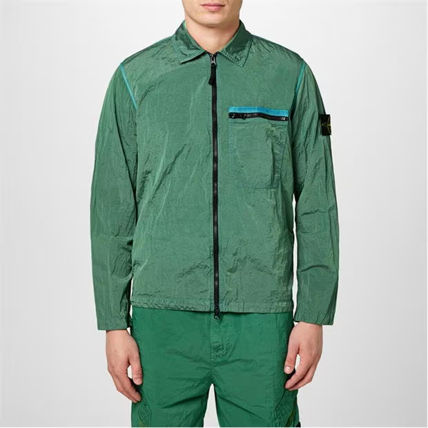 Stone Island Nylon Metal Overshirt Chiaro