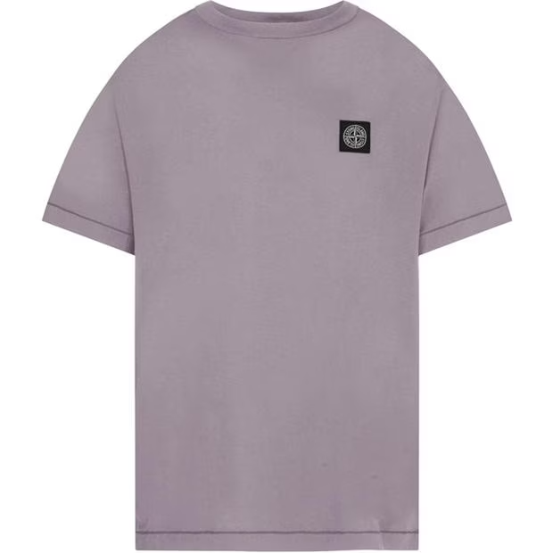 Stone Island Patch T Shirt Lavanda