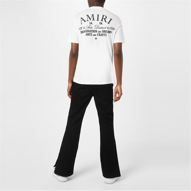 Amiri Art Logo T Shirt White