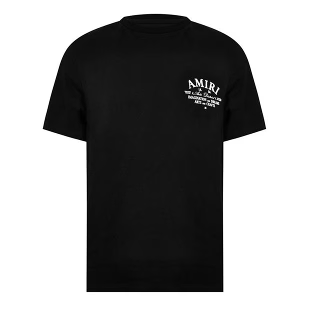 Amiri Art Logo T Shirt Black
