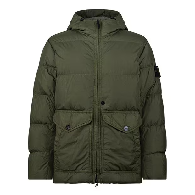 STONE ISLAND Compass-Badge Puffer Jacket Muschio