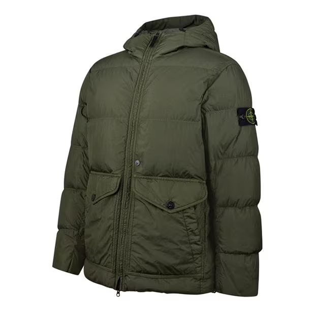 STONE ISLAND Compass-Badge Puffer Jacket Muschio