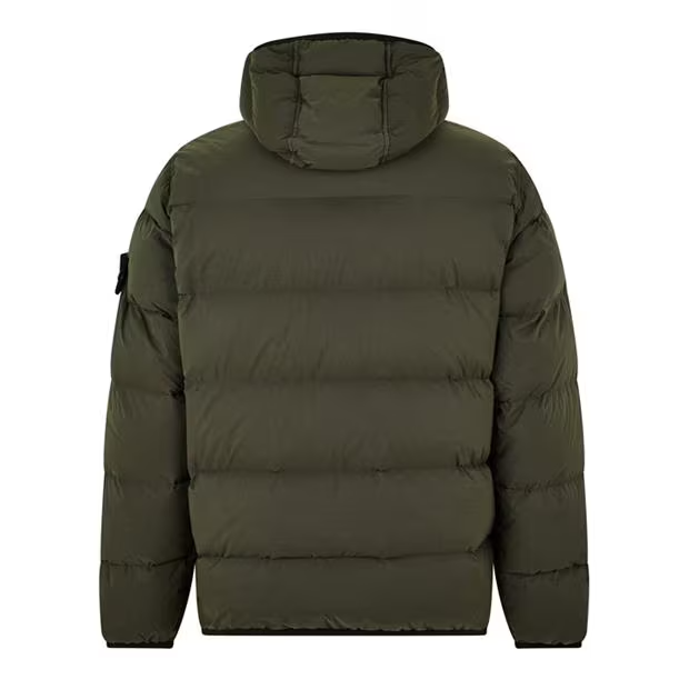 STONE ISLAND Hooded Down Jacket Muschio