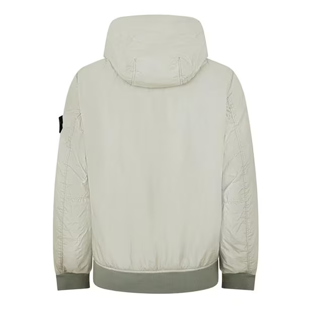 STONE ISLAND Crinkle Reps R-Ny Hooded Jacket Stucco