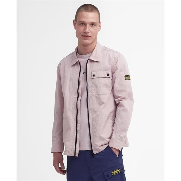 Barbour Logo Overshirt Pink