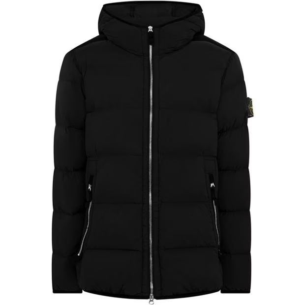 Stone Island Tunnel Down Jacket Black