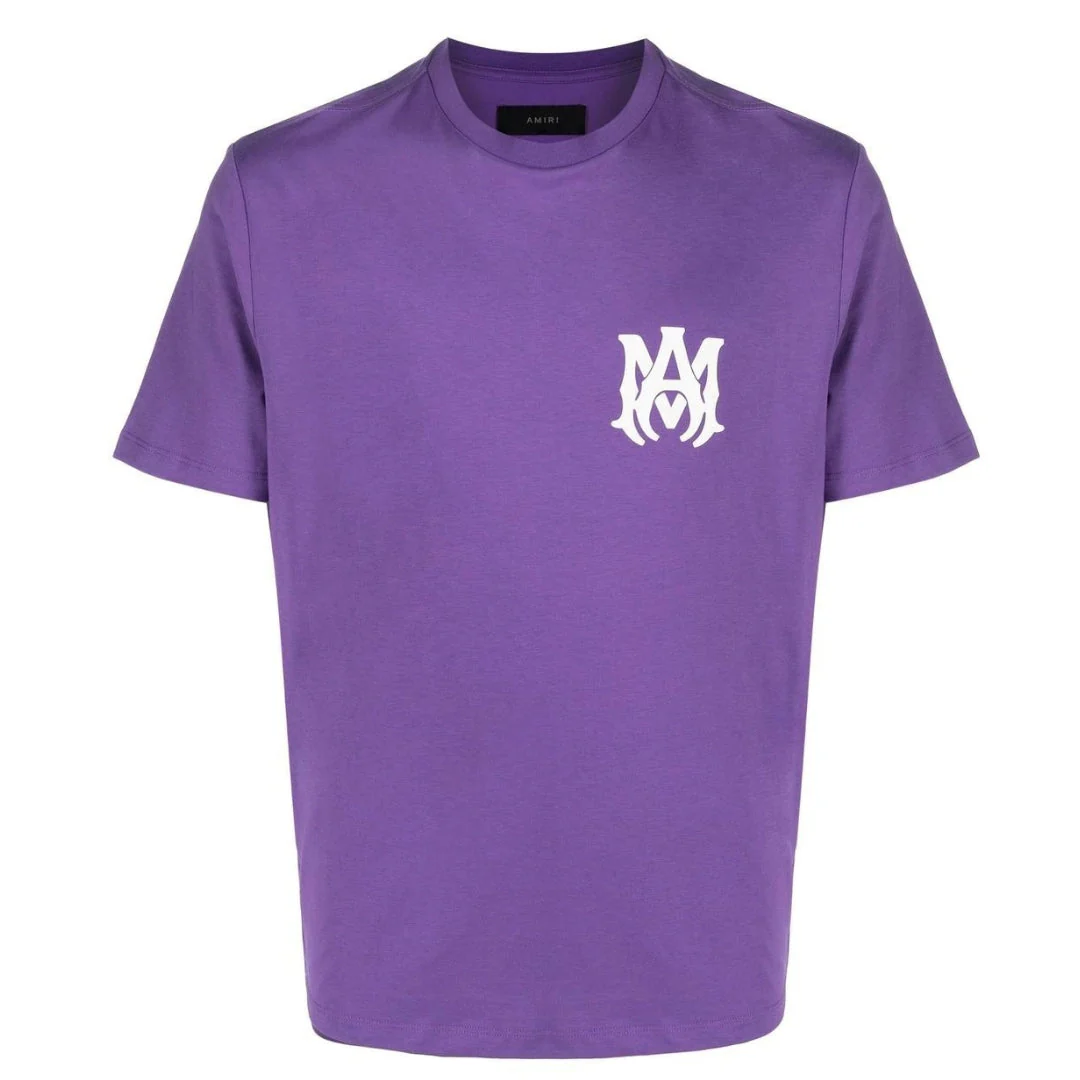 Amiri Logo T Shirt Purple