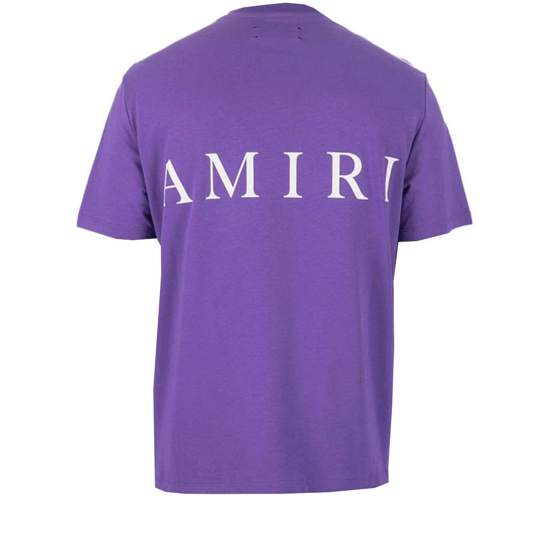 Amiri Logo T Shirt Purple