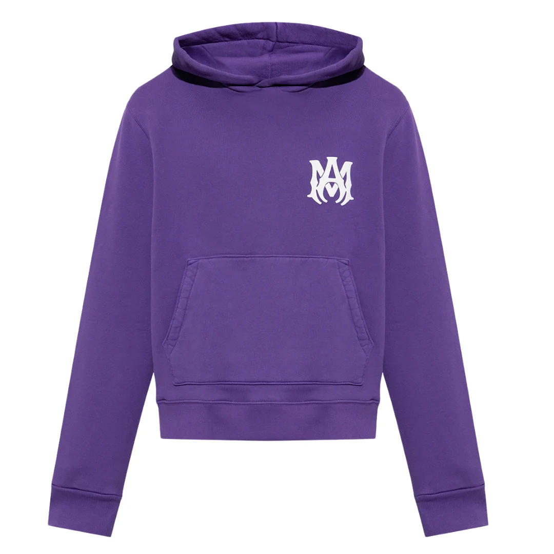 Amiri Logo Hoodie Purple