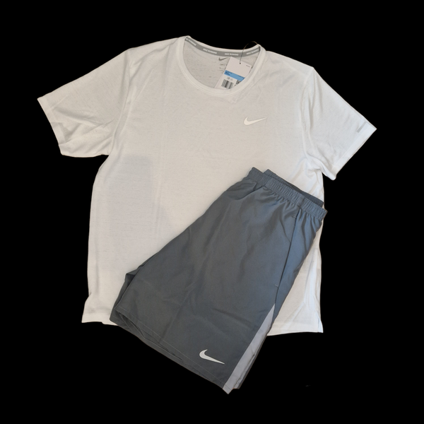Nike Dri Fit Shorts Set Blue
