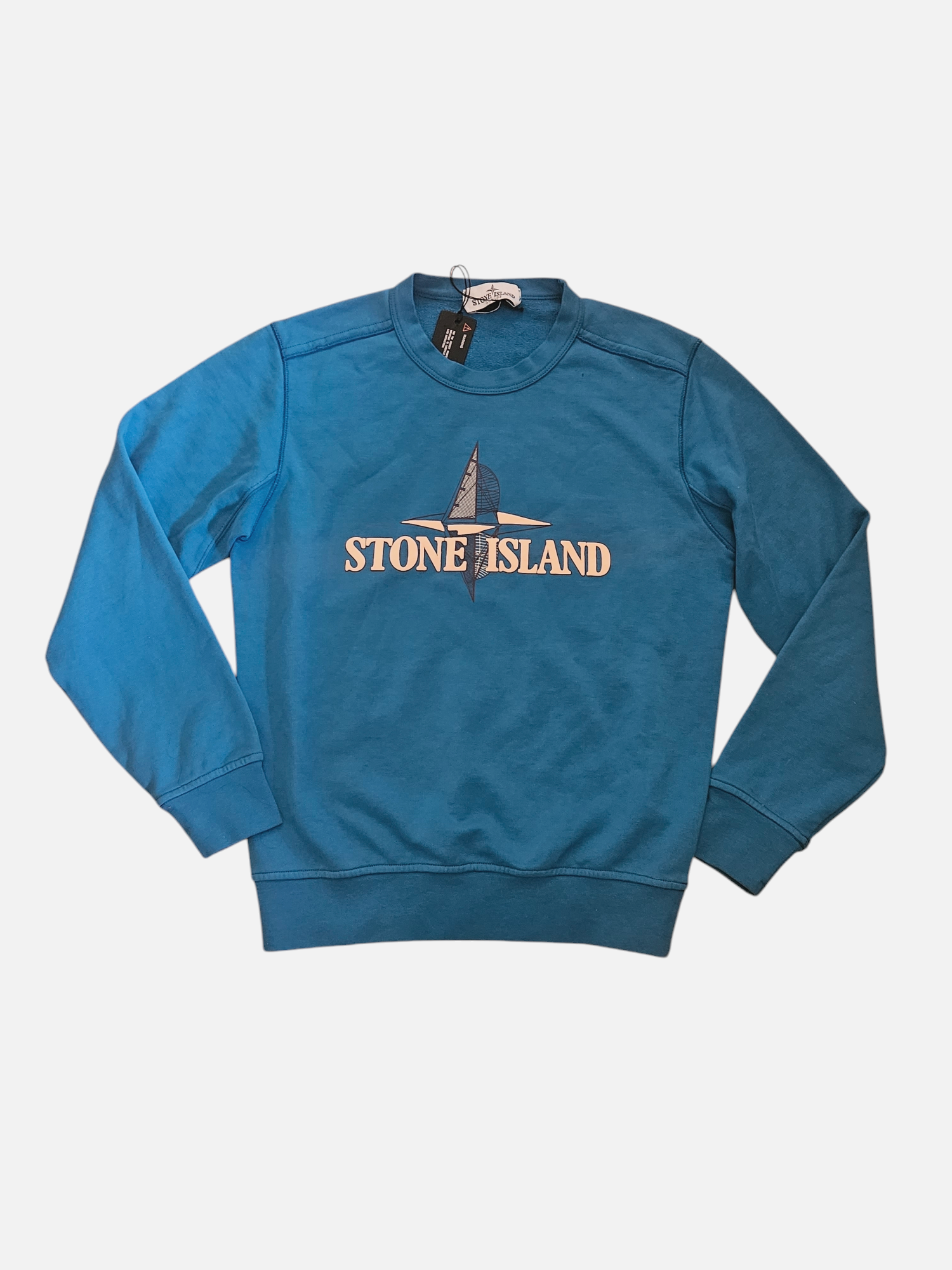 Kids Stone Island Jumper Blue