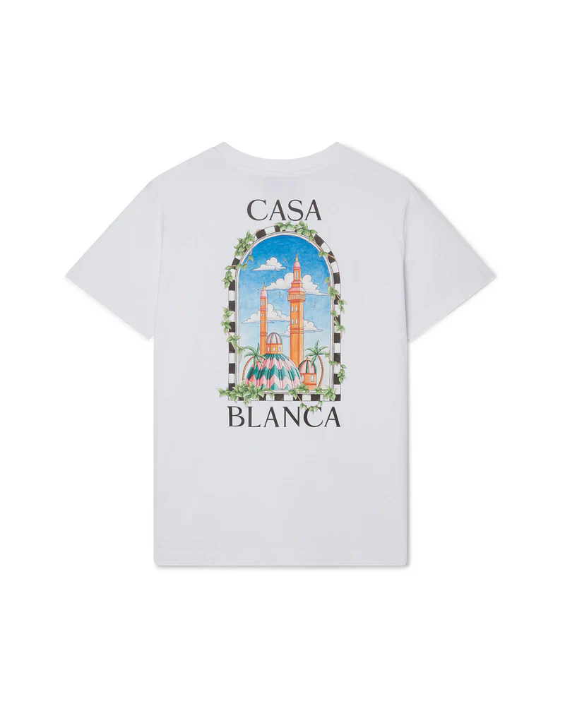 Casablanca Vue De Damas T Shirt White