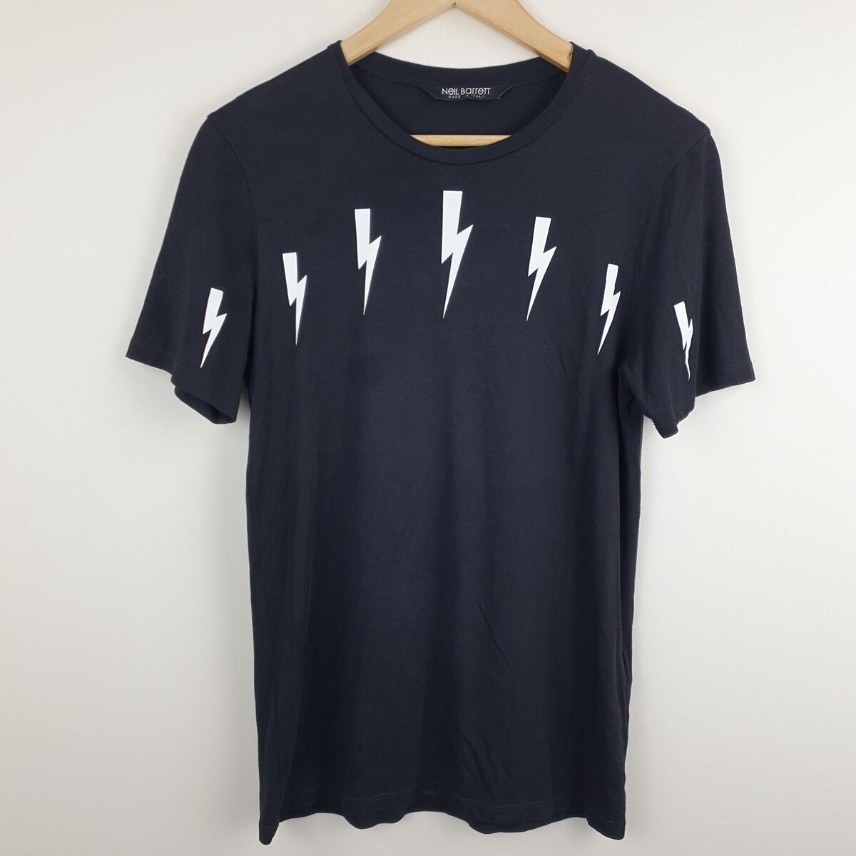 Neil Barrett Lightning T-Shirt Black