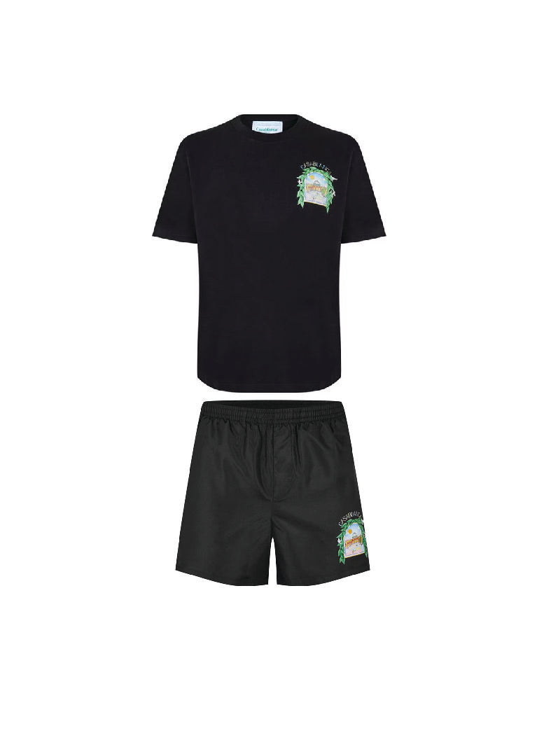 Casablanca L'Arch De Tennis Swim Shorts Set