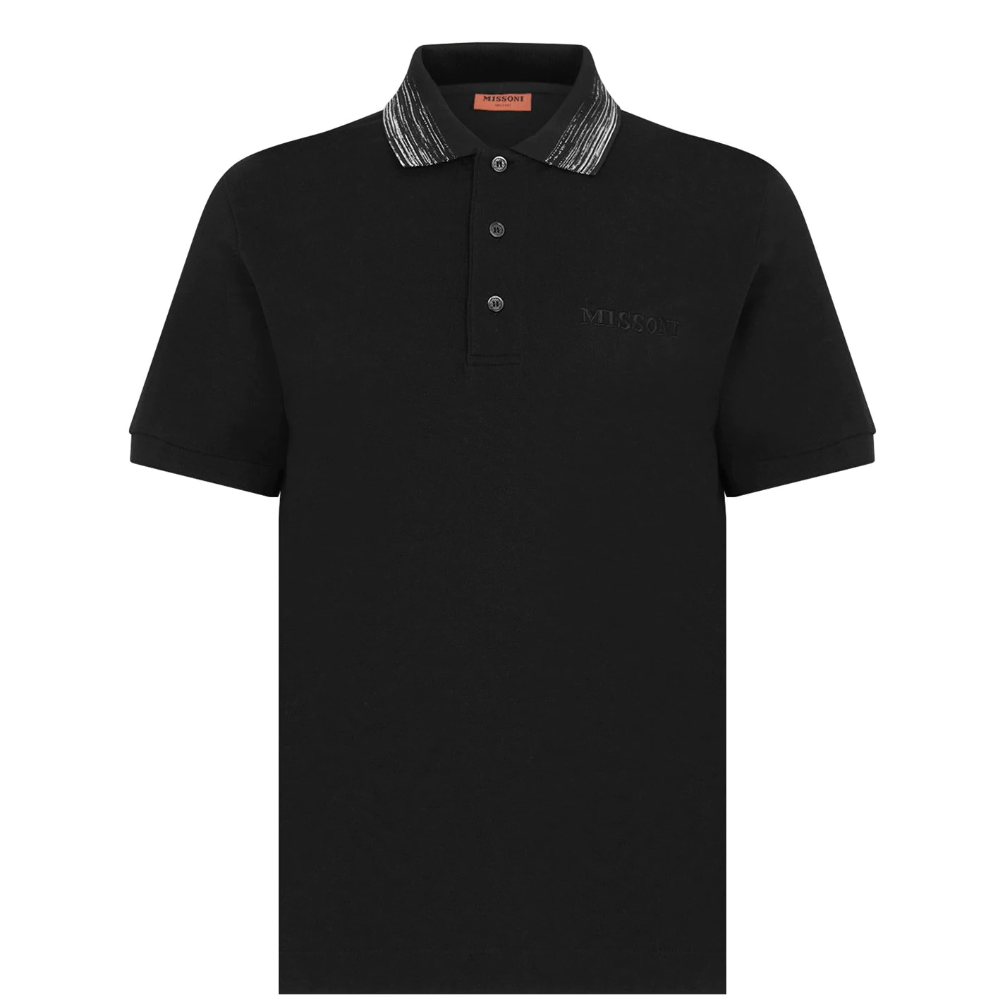 Missoni Logo Polo Shirt Black – Klay UK