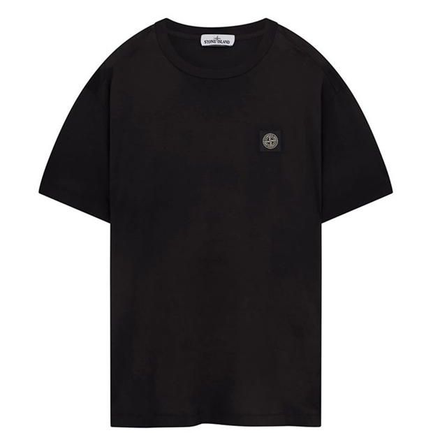 Stone Island Patch T Shirt Black