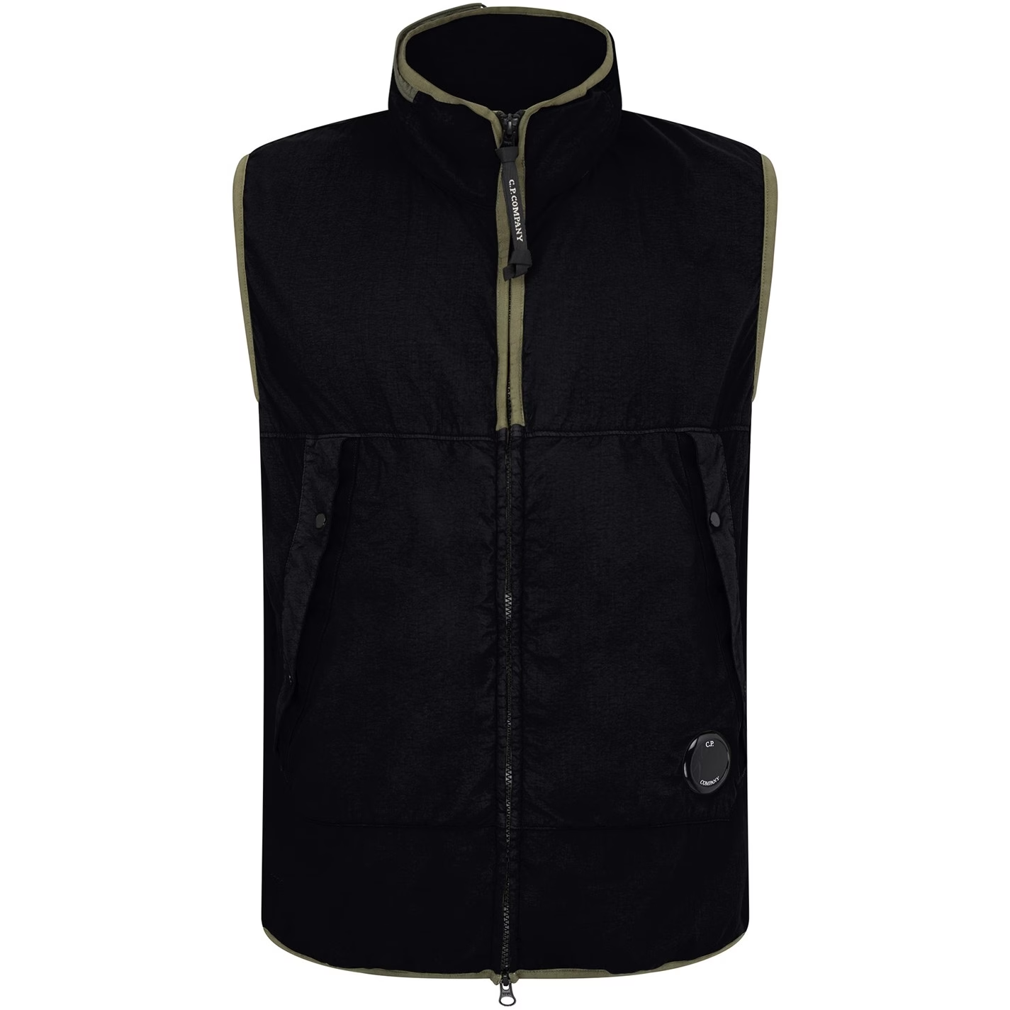 Cp Company Down Lens Gilet Black