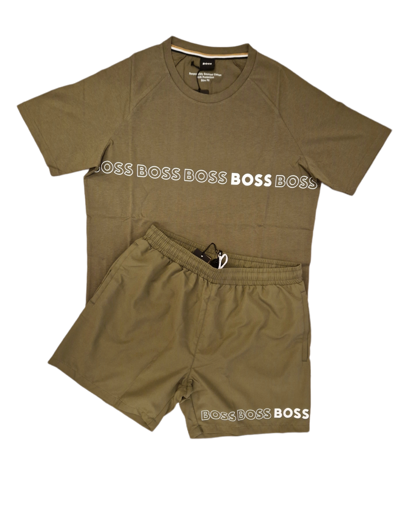 Hugo Boss Shorts Set Khaki