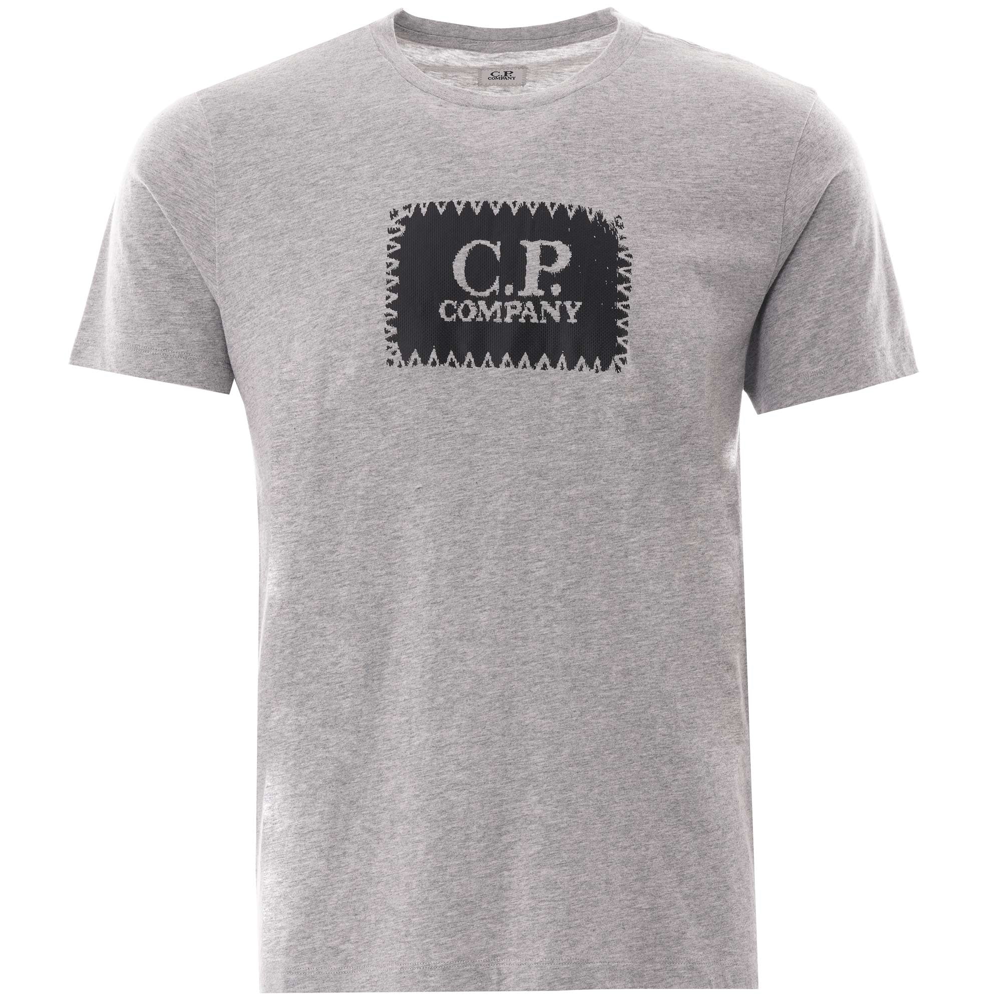 CP Company Logo T Shirt Grey – Klay UK